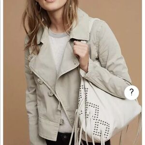 Lightweight Anthro spring moto jacket